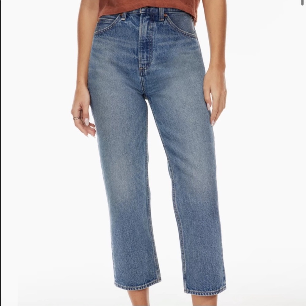 Aritzia Denim Forum the Pin-Up Super High Straight Jeans